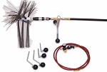 860270 Nikro Commercial Pneumatic Rotary Brush System w/ Guide